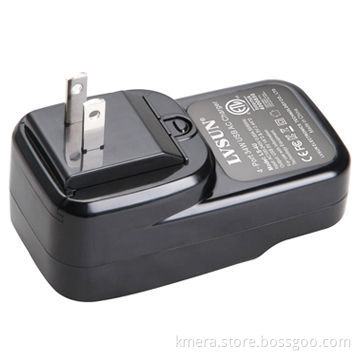 34W Portable Mobile Phone Charger w/4 Independent USB Ports, Charge 2 iPhone and 2 iPad Simultane